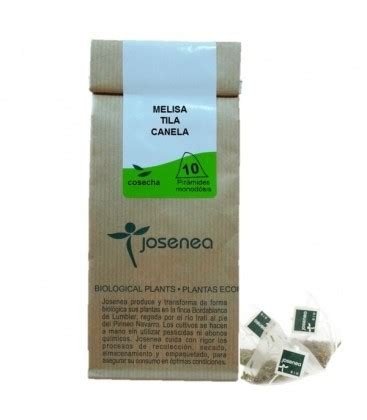 MELISA-TILA-CANELA 10 PIRAMIDES 20G JOSENEA