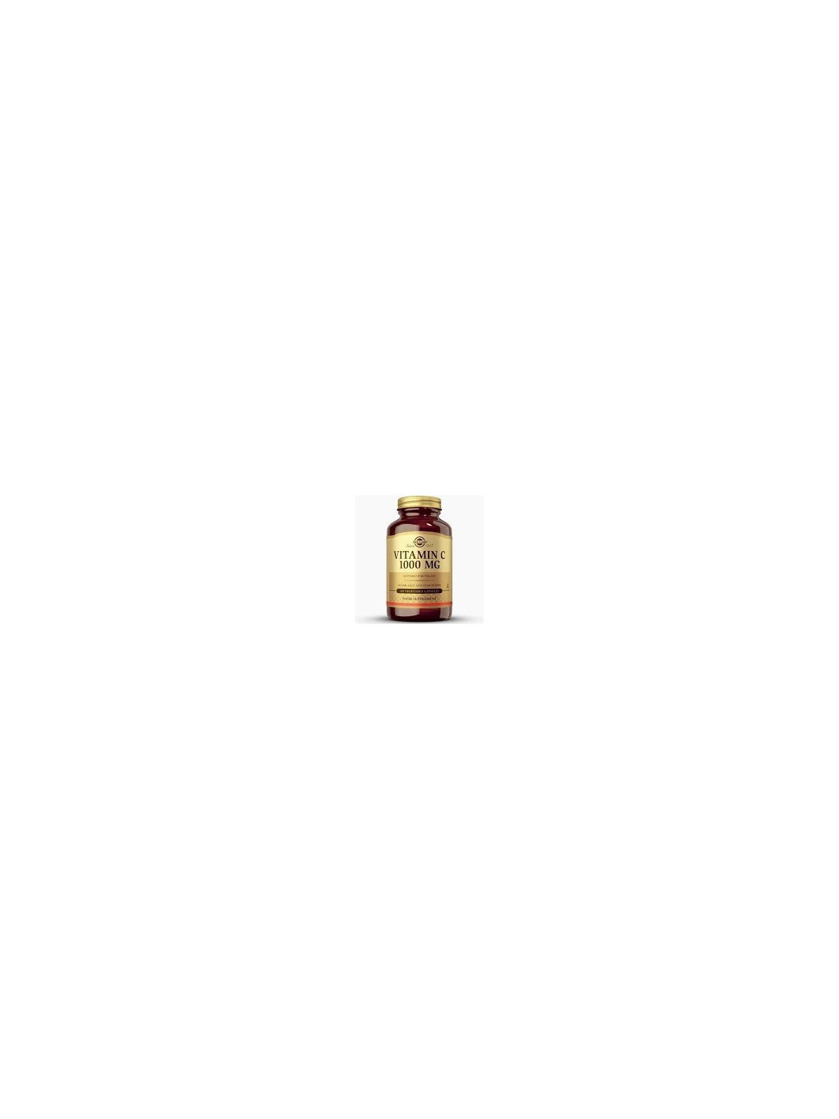 VITAMINA C 1000MG 100CAP SOLGAR