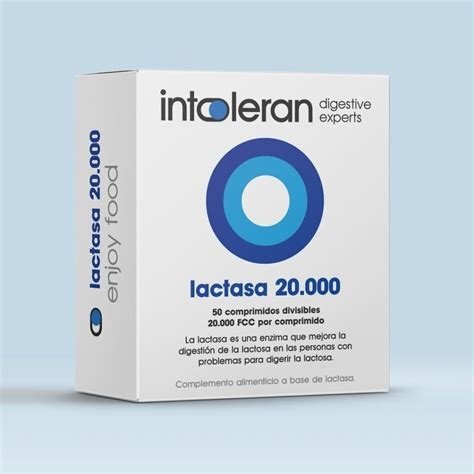 INTOLERAN LACTASA 20.000 50COMP. INTOLERAN