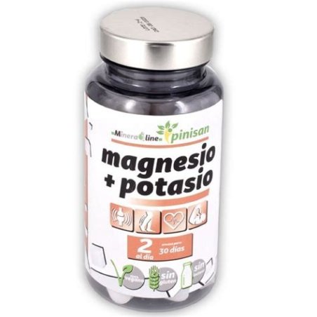 MAGNESIO + POTASIO 60 CAP PINISAN