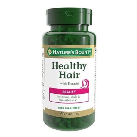HEALTHY HAIR CON QUERATINA 60 CAPSULA NATURES BOUNTY