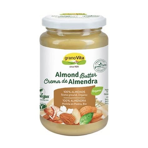CREMA DE ALMENDRA 100% 350GR GRANOVITA