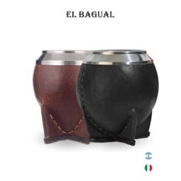 MATE CALABAZA FORRADO CUERO  MEDIANO EL BAGUAL