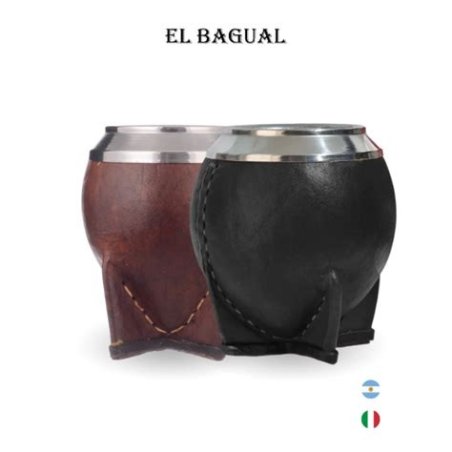 MATE CALABAZA FORRADO CUERO  MEDIANO EL BAGUAL