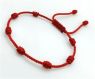 PULSERA SIETE NUDOS ROJA SIETE CHAKRAS ALURA