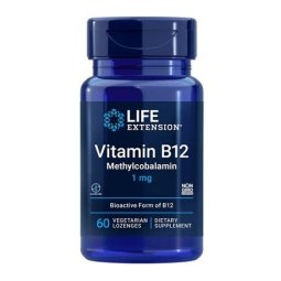 VITAMINA B12 METILCOBALAMINA 1000MCG 60CAPS LIFE EXTENSION