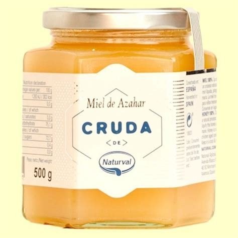 MIEL AZAHAR CRUDA 500GR NATURVAL
