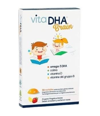 VITA DHA BRAIN FRESA Y LIMON 30 MASTICABLES