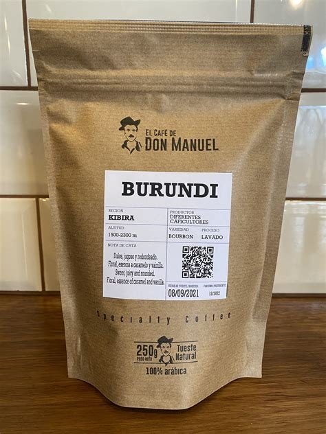 CAFE BURUNDI 250G EL CAFE DE DON MANUEL