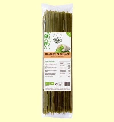 ESPAGUETIS GUISANTES 250G ECOSALIM