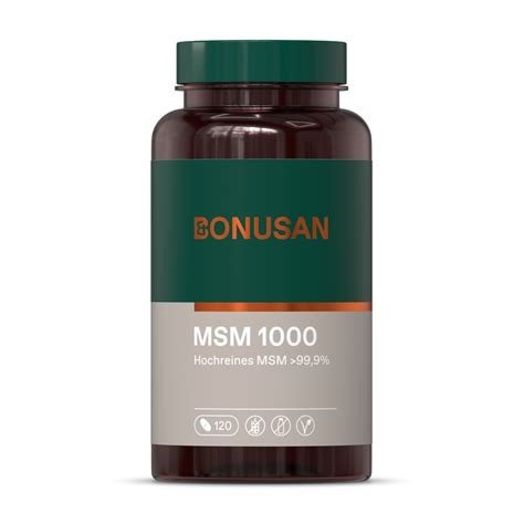 MSM 1000 MG 120 COMP BONUSAN