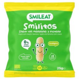 SMINOLAS PLATANO MANZANA ECO 25GR SMILEAT