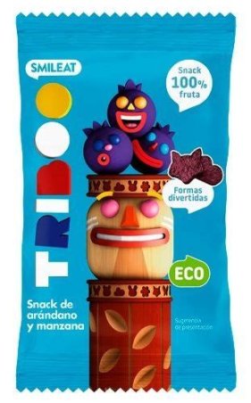 SMINOLA ARANDANO MANZANA BIO25GR SMILEAT