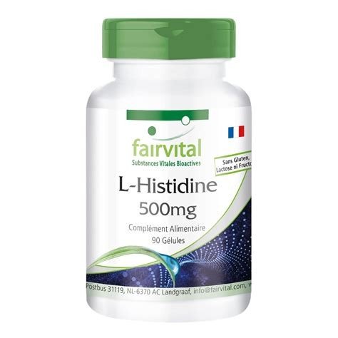 L-HISTIDINA 500MG 90CAP FAIRVITAL