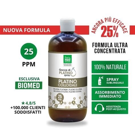 PLATA COLOIDAL 25PPM 500ML BIOMED