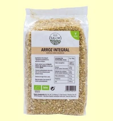 ARROZ INTEGRAL ECO ECOLOGICO 1K  ECO-SALIM