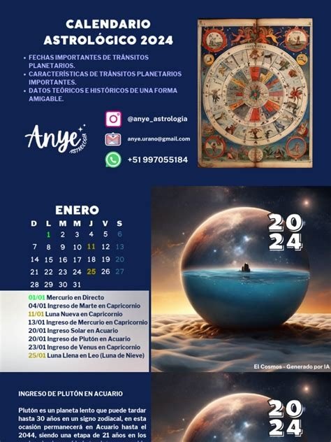 CALENDARIO ASTROLOGICO 2024 VIA SOLIS