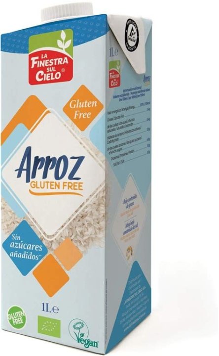 LECHE ARROZ SIN GLUTEN 1LT LA FINESTRA SUL CIELO