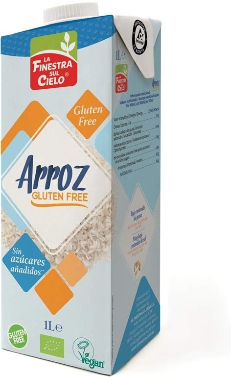 LECHE ARROZ SIN GLUTEN 1LT LA FINESTRA SUL CIELO