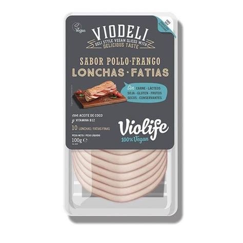 LONCHAS VEGANAS SABOR POLLO VIOLIFE
