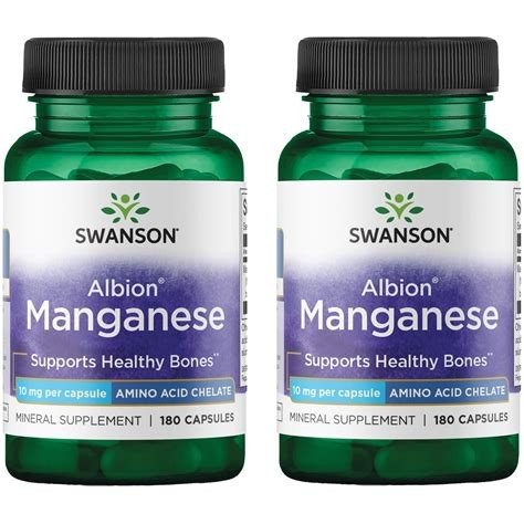 MANGANESO ALBION 180CAPSULAS SWANSON