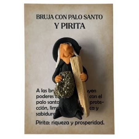 BRUJITA MINERAL PIRITA PALO SANTO
