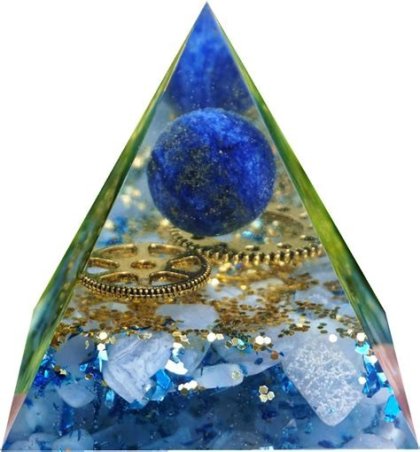 ESFERA ORGONITA CHAKRAS BUDA AZUL