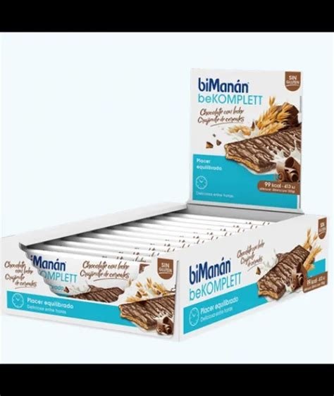 BARRITAS SACIANTES DE CHOCOLATE CON LECHE BIFORM