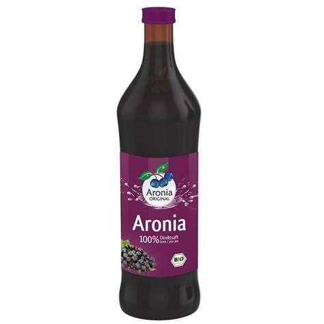 ZUMO ARONIA BAYAS BIO 0,7 L ARONIA ORIGINAL