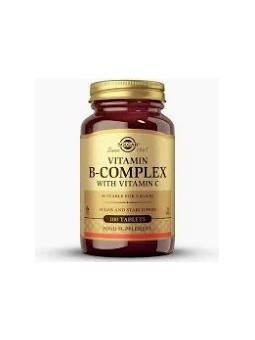 VITAMINA B-COMPLEX + VITAMINA C 100 TABLETAS SOLGAR