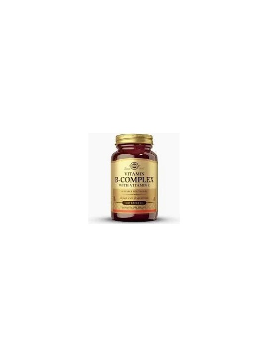 VITAMINA B-COMPLEX + VITAMINA C 100 TABLETAS SOLGAR