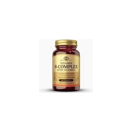 VITAMINA B-COMPLEX + VITAMINA C 100 TABLETAS SOLGAR