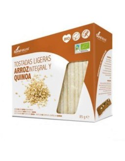 TOSTADAS ARROZ INTEGRAL QUINOA 25U SORIANATURAL