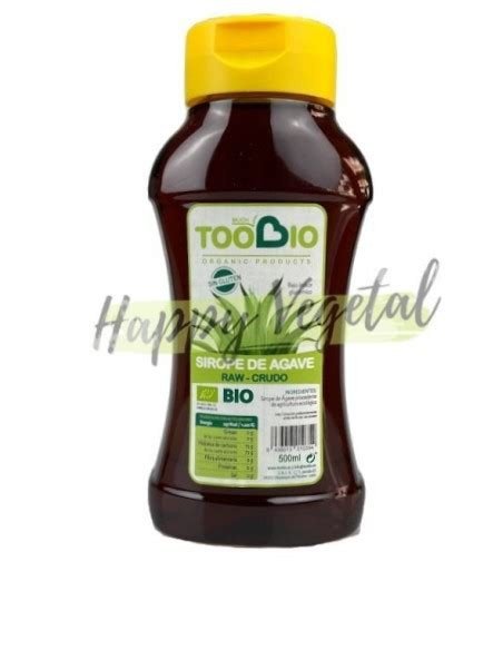 SIROPE DE AGABE CRUDO TOOBIO 500ML