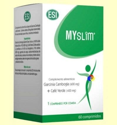 MYSLIM GARCINIA GAMBODIA + CAFE VERDE 60 CAPSULAS ESI