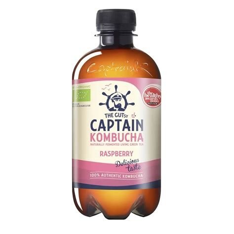 KOMBUCHA CALIFORNIA RASPEBERRY ECO CAPTAIN KOMBUCHA 400 ML