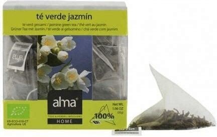 TE VERDE JAZMIN PIRAMIDE 15 BOLSITAS ALMA