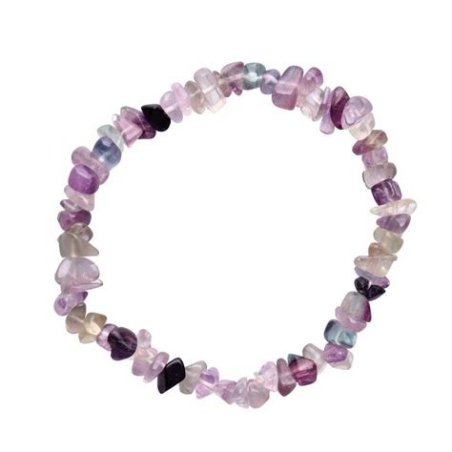 PULSERA FLUORITA CHIPS