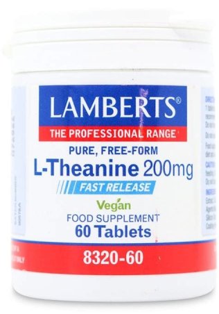 L-TEANINA 200MG LAMBERTS 60 TABLETAS
