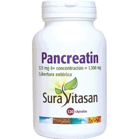 PANCREATIN 1300MG 120 CAPSULAS SURAVITSAN