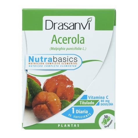 NUTRABASICS ACEROLA 30 CAPSULAS DRASANVI