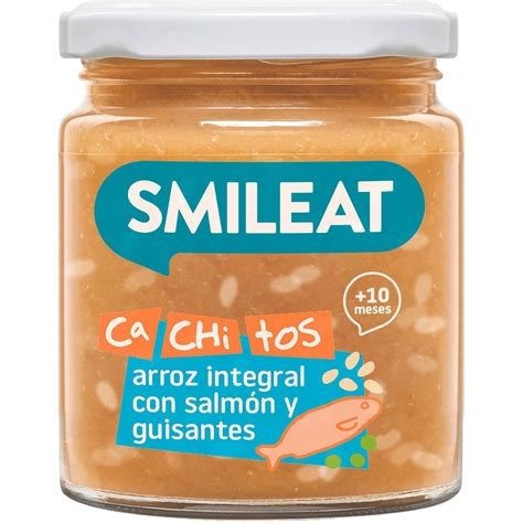 TARRITO CACHITOS ARROZ INTEGRAL SALMON Y GUISANTES SMILEAT
