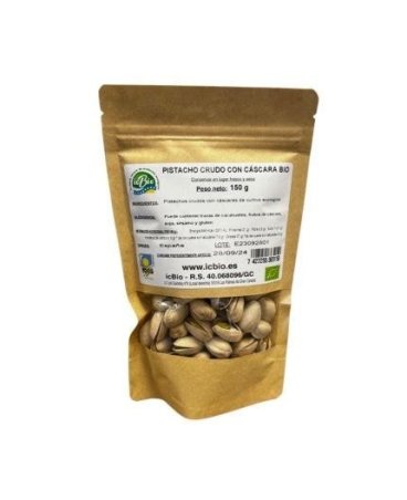 PISTACHO CRUDOS CON CASCARA ICBIO 150G