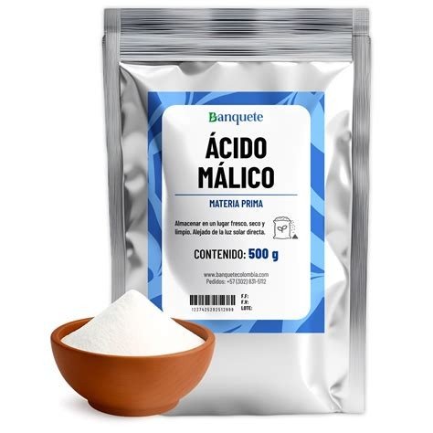 ACIDO MALICO EN POLVO HSN 500G