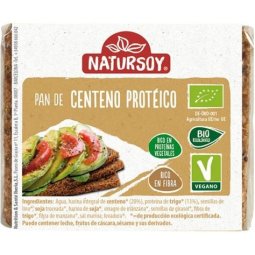 PAN CENTENO PROTEICO 250G NATURSOY