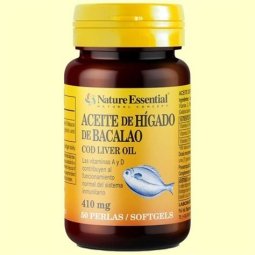 ACEITE DE HIGADO DE BACALAO 410MG 50 PERLAS NATURE ESSENTIAL