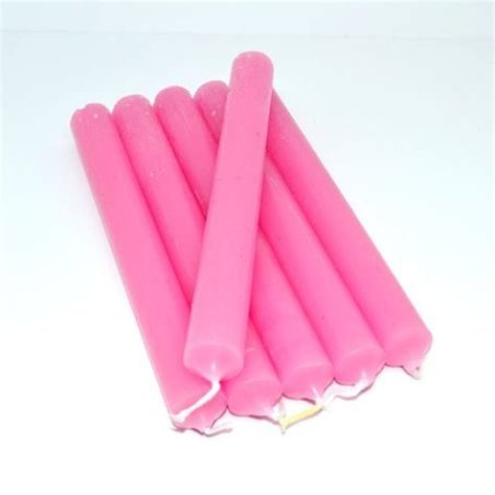 VELA BUJIA ROSA