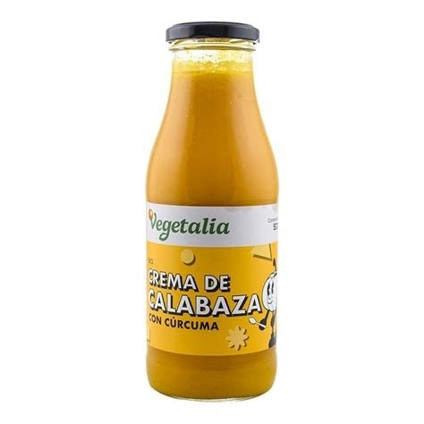 CREMA CALABAZA CURCUMA BIO 500ML VEGETALIA