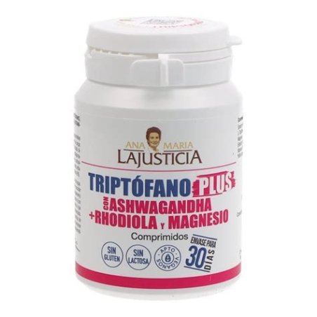 TRIPTOFANO PLUS +ASHWANDA+RHODIOLA+MAGNESIO 60 COMPRIMIDOS