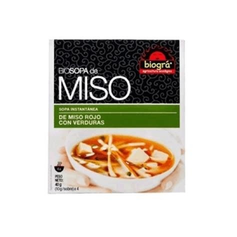 SOPA MISO VERDURAS INSTANTANEA BIOGRAS-ECOLOGICA